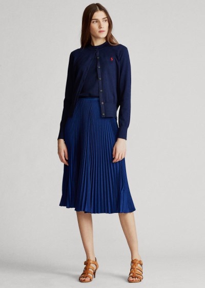 Dámské Sukně Polo Ralph Lauren Pleated Midi - 92156-KIAJ